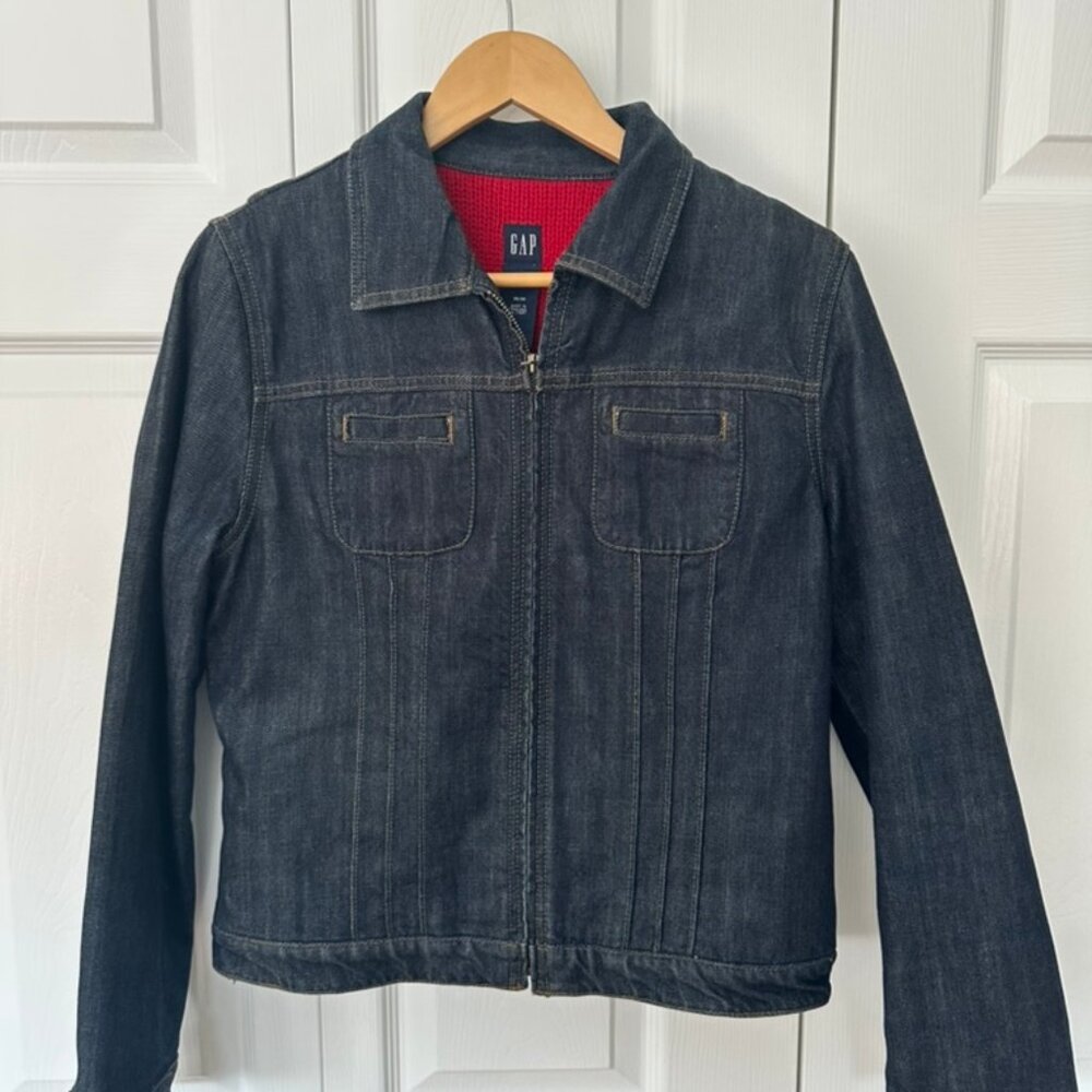 Gap Sweater Lined Jean Jacket